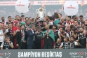 Şampiyon Beşiktaş kupasını aldı
