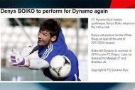 Dinamodan Boykoya hoşgeldin mesajı