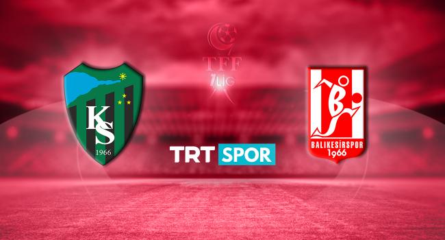 CANLI İZLE | Kocaelispor-Balıkesirspor - TRT Spor - Türkiye`nin güncel spor haber kaynağı