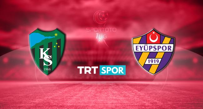 CANLI | Kocaelispor - Eyüpspor - TRT Spor - Türkiye`nin güncel spor haber kaynağı