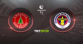B.S. Ümraniyespor - N. Menemenspor maçı TRT SPOR'da