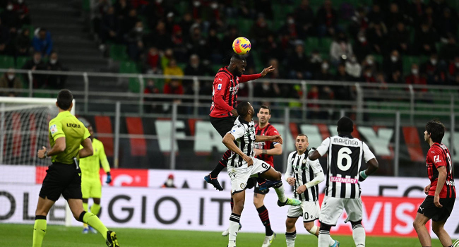 Milan, Udinese'ye takıldı - TRT Spor - Türkiye`nin güncel spor haber kaynağı
