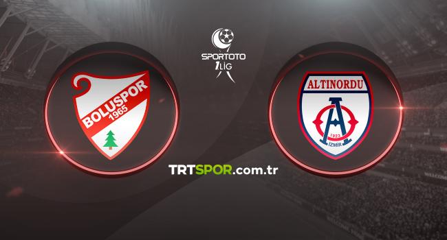 Beypiliç Boluspor - Altınordu maçı trtspor.com.tr'de Görseli