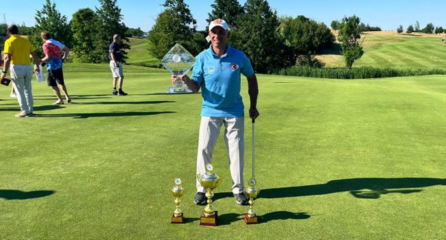 Milli golfçü Mehmet Kazan Çekya’da şampiyon oldu Görseli
