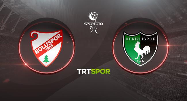 CANLI | Boluspor - Denizlispor - TRT Spor - Türkiye`nin güncel spor haber kaynağı