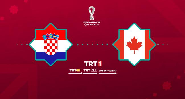 Hırvatistan - Kanada maçı TRT 1&#039;de