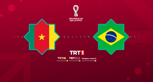 Kamerun - Brezilya maçı TRT 1&#039;de