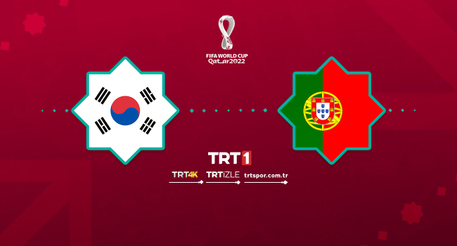 Güney Kore-Portekiz maçı TRT 1&#039;de