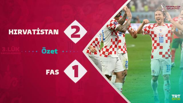 2022 Dünya Kupası Üçüncülük maçı | Hırvatistan 2-1 Fas (Özet)