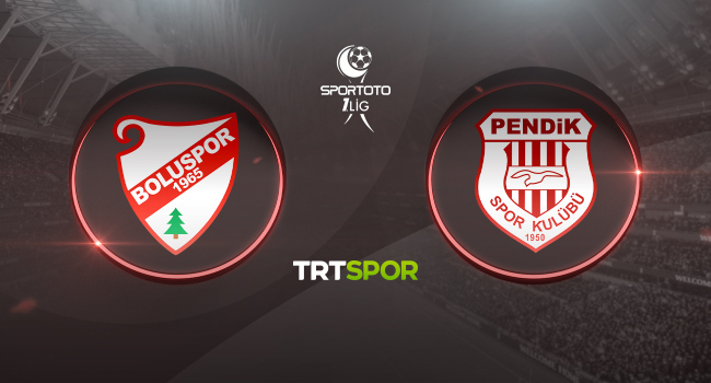Boluspor - Pendikspor maçı TRT SPOR&#039;da