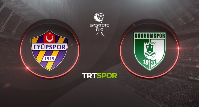 Eyüpspor-Bodrumspor maçı TRT SPOR&#039;da