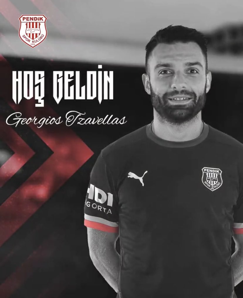 38- Georgios Tzavellas - (Stoper) | AEK → Pendikspor