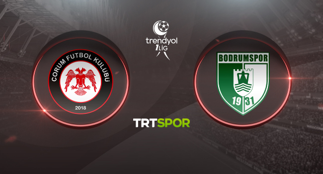 Ahlatcı Çorum FK - Bodrum FK maçı TRT SPOR'da Görseli