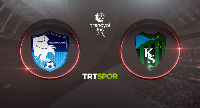 Erzurumspor FK - Kocaelispor maçı TRT SPOR&#039;da