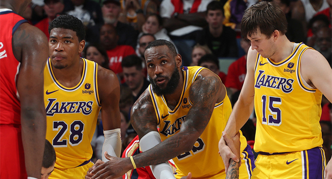 NBA'de Lakers play-off turunda Görseli