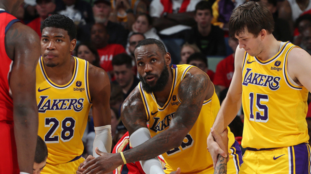 NBA'de Lakers play-off turunda