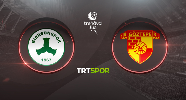 Giresunspor - Göztepe maçı TRT SPOR&#039;da