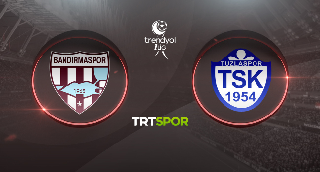Bandırmaspor - Tuzlaspor maçı TRT SPOR&#039;da