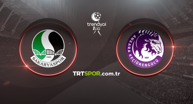 Sakaryaspor - Ankara Keçiörengücü maçı TRTSPOR.com.tr&#039;de