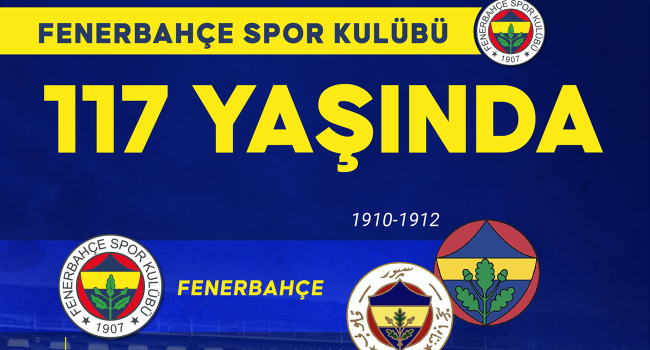 Fenerbahçe Spor Kulübü 117 yaşında Haberinin Görseli