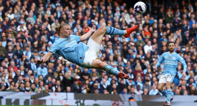 Erling Haaland coştu, Manchester City farka koştu Görseli